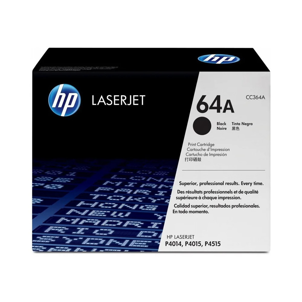 HP 64A NOIR (CC364A) - TONER HP LASERJET D'ORIGINE