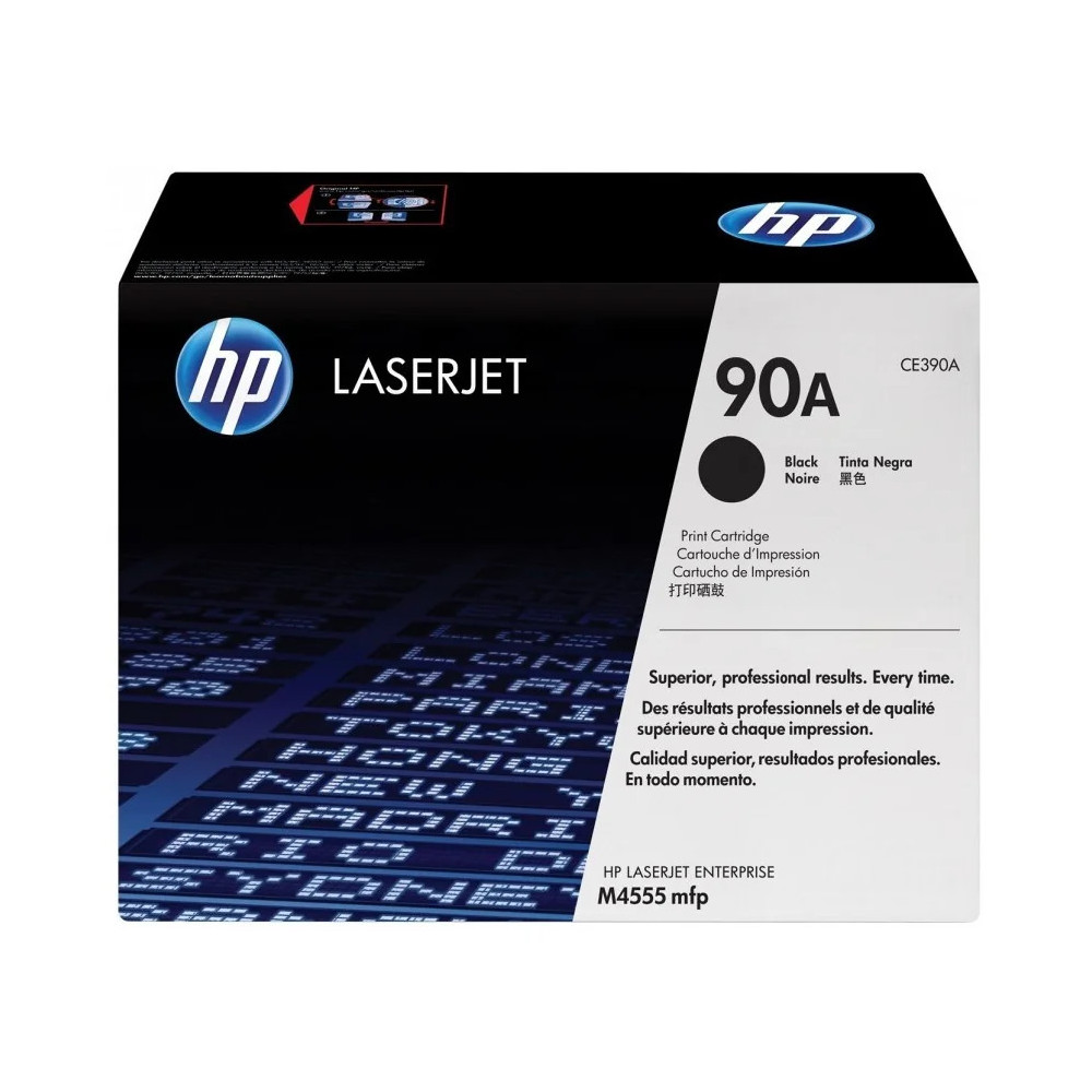 HP 90A NOIR (CE390A) - TONER HP LASERJET D'ORIGINE