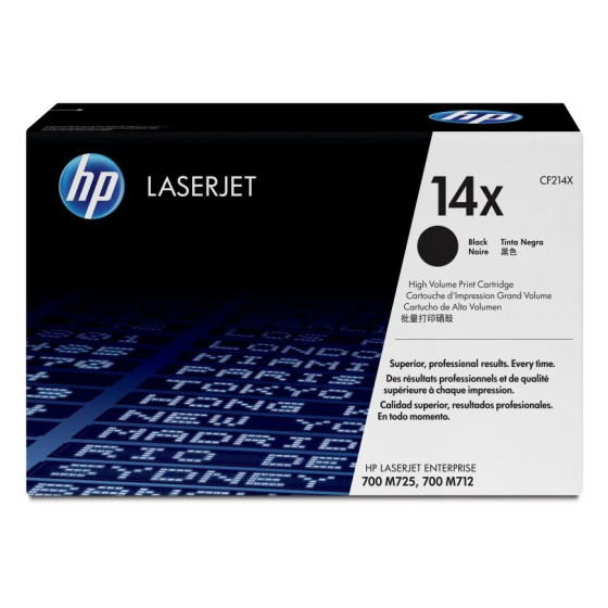 HP 14X NOIR (CF214X) - TONER GRANDE CAPACITÉ HP LASERJET D'ORIGINE