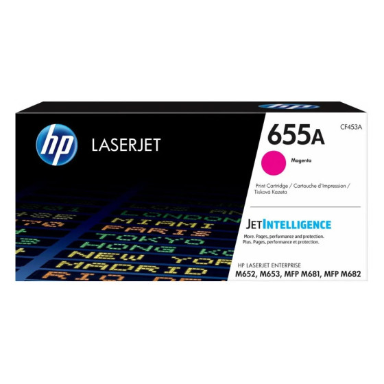 HP 655A MAGENTA (CF453A) - TONER HP LASERJET D'ORIGINE