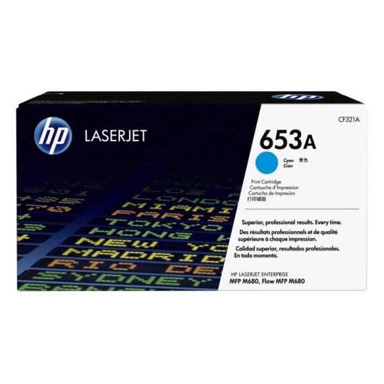 HP 653A CYAN (CF321A) - TONER HP LASERJET D'ORIGINE