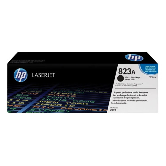 HP 823A NOIR (CB380A) - TONER HP LASERJET D'ORIGINE