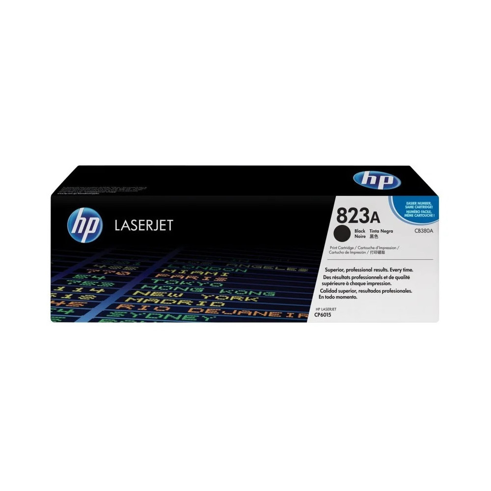 HP 823A NOIR (CB380A) - TONER HP LASERJET D'ORIGINE
