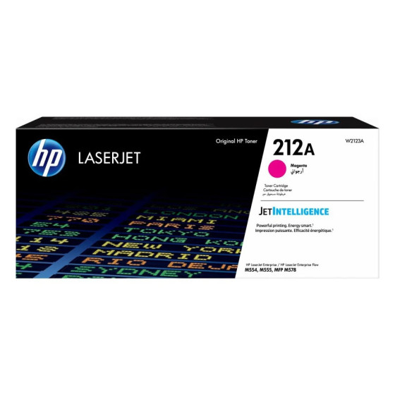 HP 212A MAGENTA - TONER HP LASERJET D'ORIGINE (W2123A)