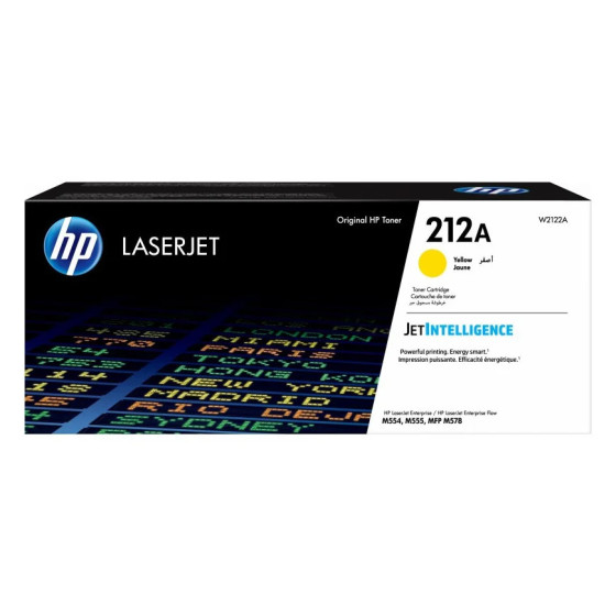 HP 212A JAUNE - TONER HP LASERJET D'ORIGINE (W2122A)