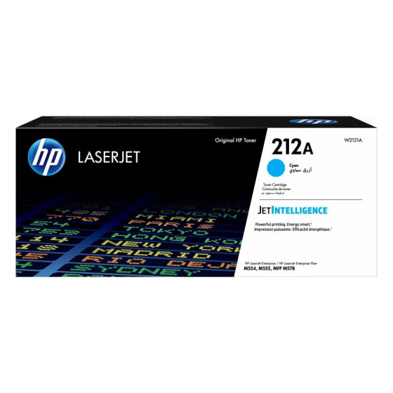 HP 212A CYAN - TONER HP LASERJET D'ORIGINE (W2121A)