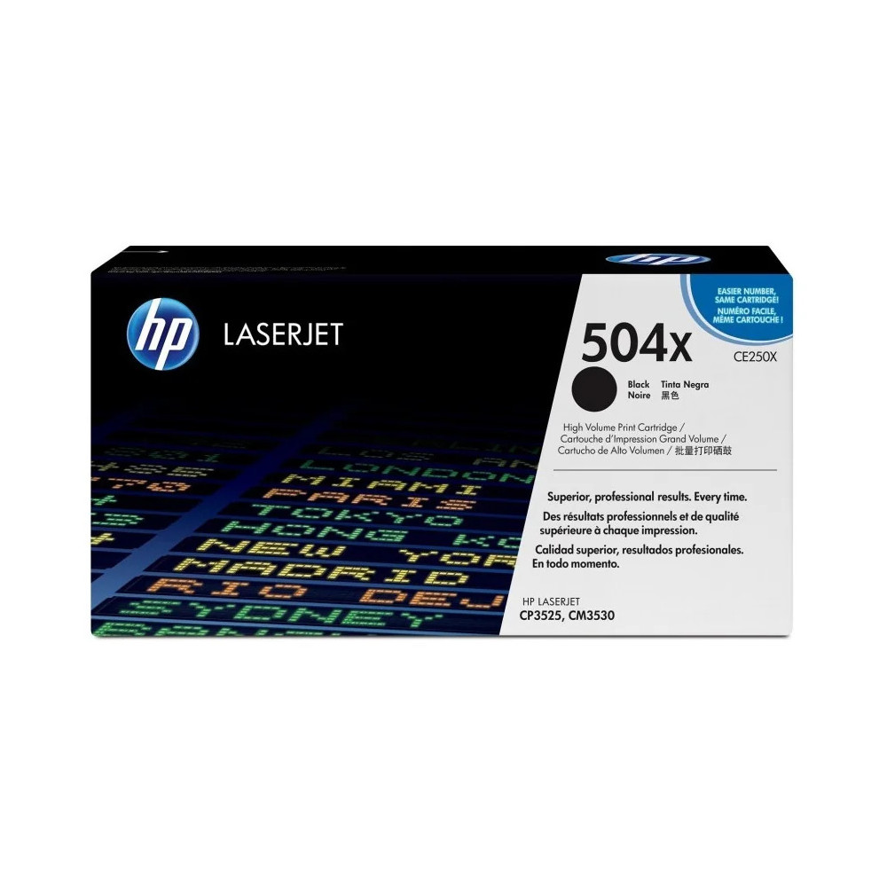 HP 504X NOIR (CE250X) - TONER GRANDE CAPACITÉ HP LASERJET D'ORIGINE