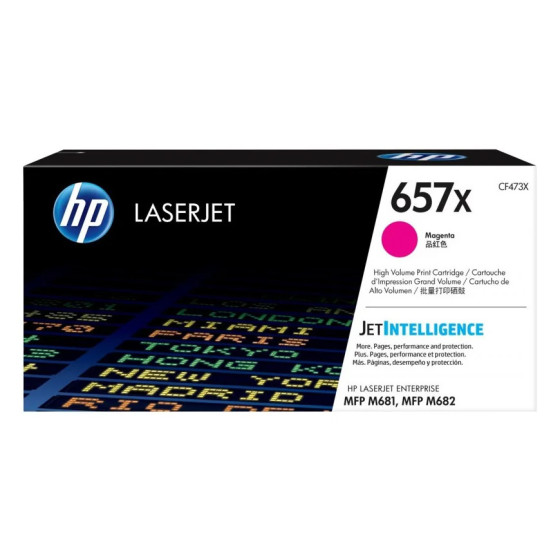 HP 657X MAGENTA (CF473X) - TONER GRANDE CAPACITÉ HP LASERJET D'ORIGINE