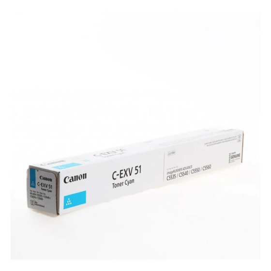 CANON C-EXV 51 CYAN - TONER CANON D'ORIGINE (0482C002AA)