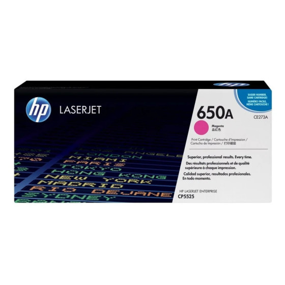 HP 650A MAGENTA (CE273A) - TONER HP LASERJET D'ORIGINE