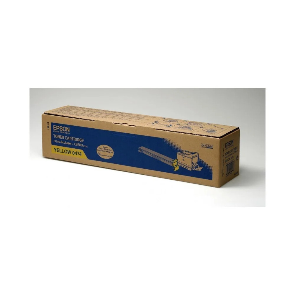 EPSON 0474 JAUNE - TONER EPSON D'ORIGINE (C13S050474)
