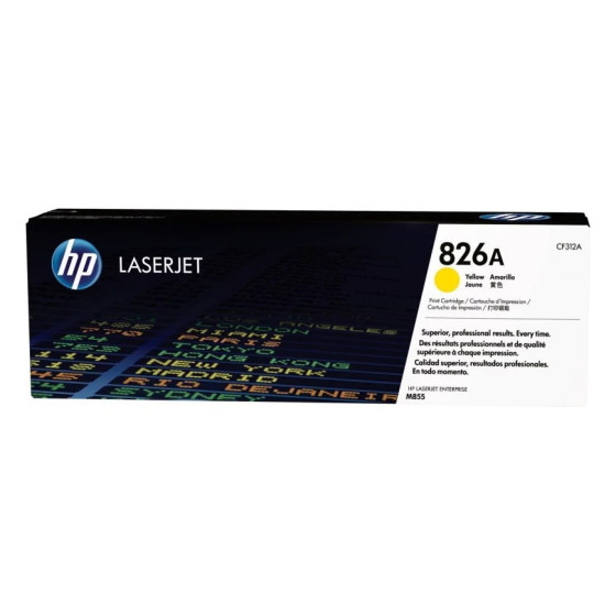 HP 826A JAUNE (CF312A) - TONER HP LASERJET D'ORIGINE