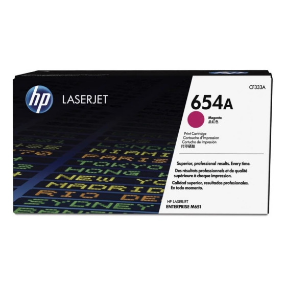 HP 654A MAGENTA (CF333A) - TONER HP LASERJET D'ORIGINE