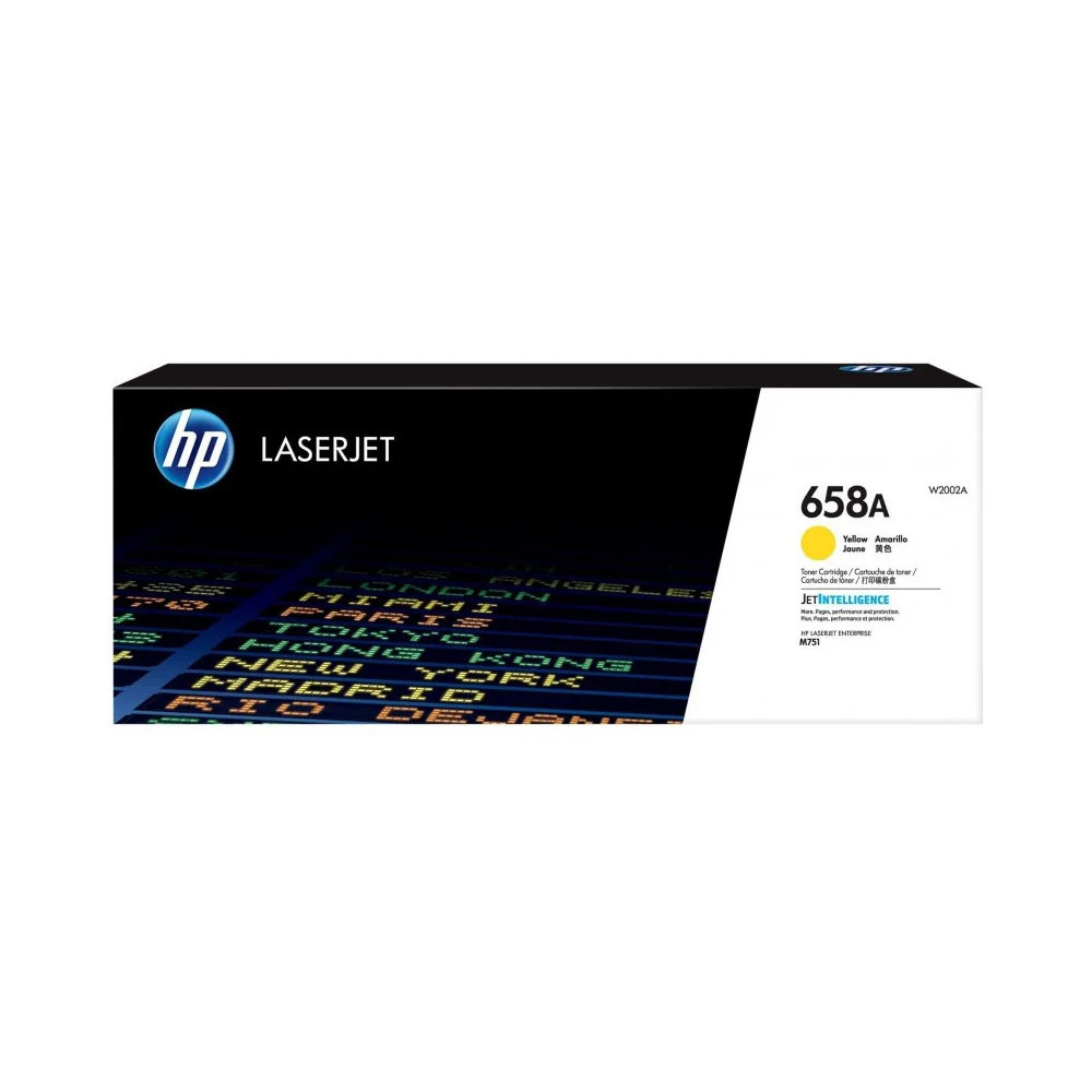 HP 658A JAUNE (W2002A) - TONER HP LASERJET D'ORIGINE