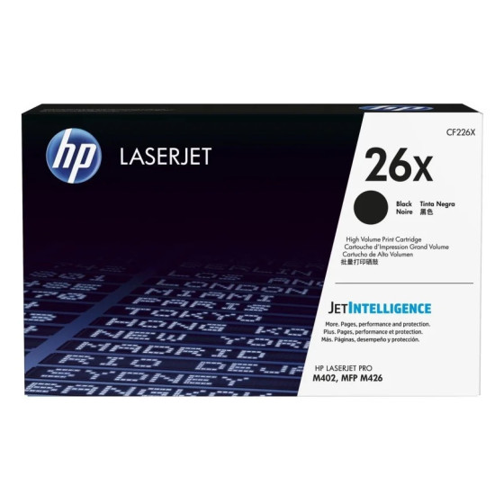 HP 26X NOIR (CF226X) - TONER GRANDE CAPACITÉ HP LASERJET D'ORIGINE