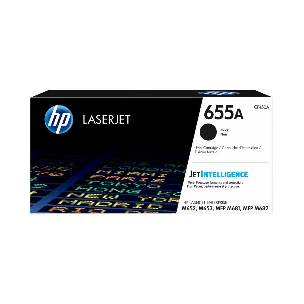 HP 655A NOIR (CF450A) - TONER HP LASERJET D'ORIGINE