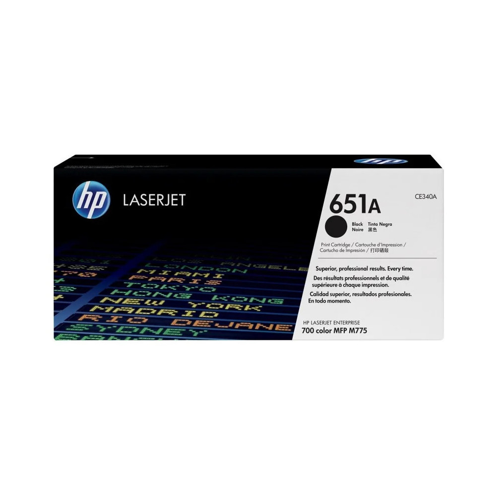 HP 651A NOIR (CE340A) - TONER HP LASERJET D'ORIGINE