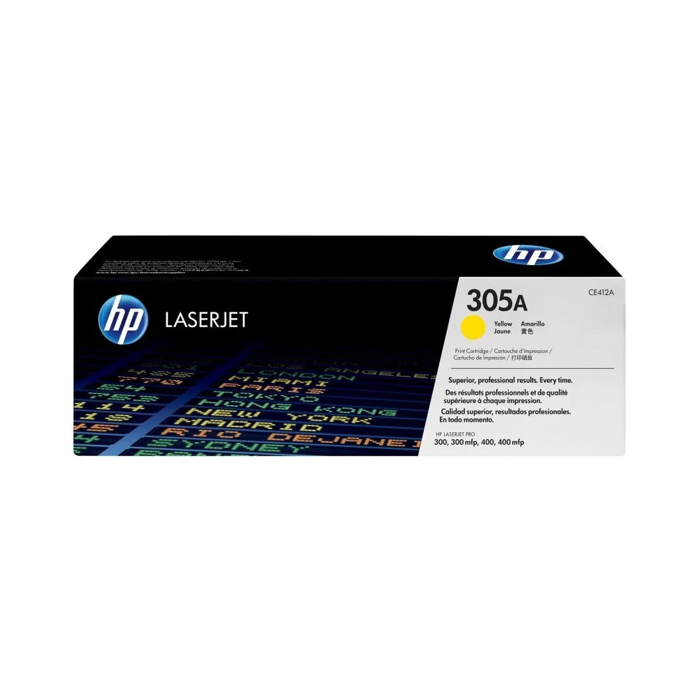 HP 305A JAUNE (CE412A) - TONER HP LASERJET D'ORIGINE