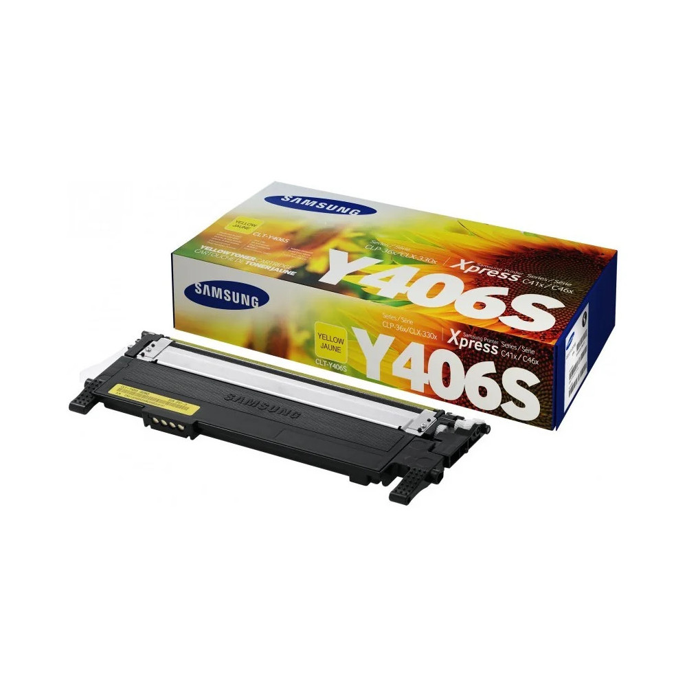 CARTOUCHE DE TONER SAMSUNG CLT-Y406S - JAUNE (SU464A)