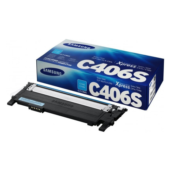 CARTOUCHE DE TONER SAMSUNG CLT-C406S - CYAN (ST986A)