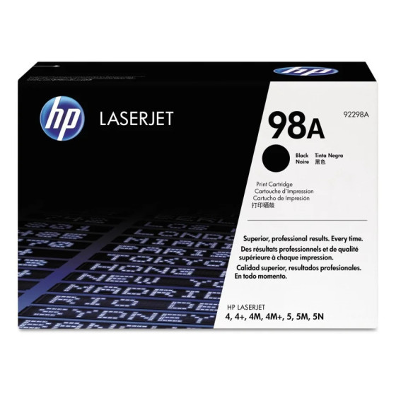 HP 98A NOIR (92298A) - TONER HP LASERJET D'ORIGINE