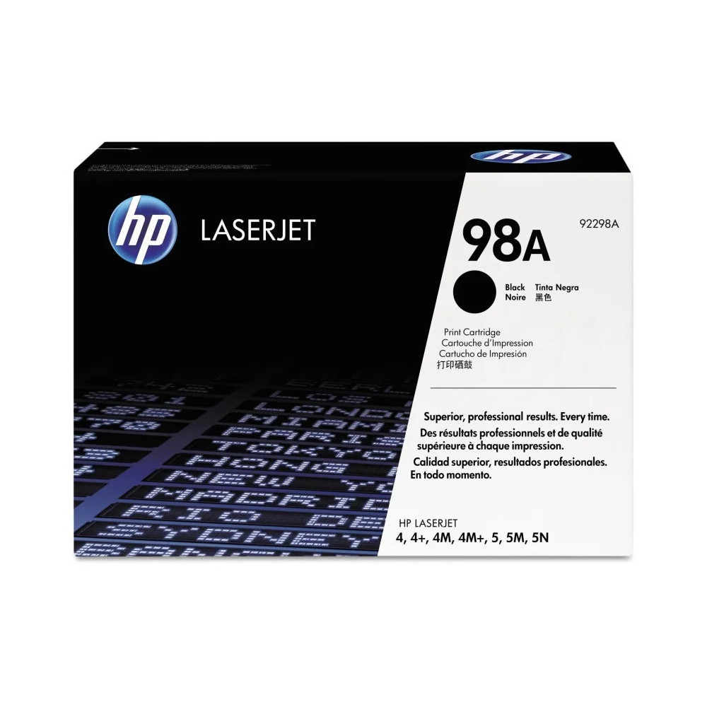 HP 98A NOIR (92298A) - TONER HP LASERJET D'ORIGINE