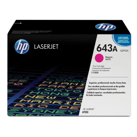 HP 643A MAGENTA (Q5953A) - TONER HP LASERJET D'ORIGINE
