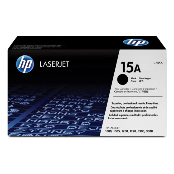 HP 15A NOIR (C7115A) - TONER HP LASERJET D'ORIGINE