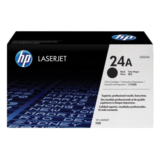 HP 24A NOIR (Q2624A) - TONER HP LASERJET D'ORIGINE