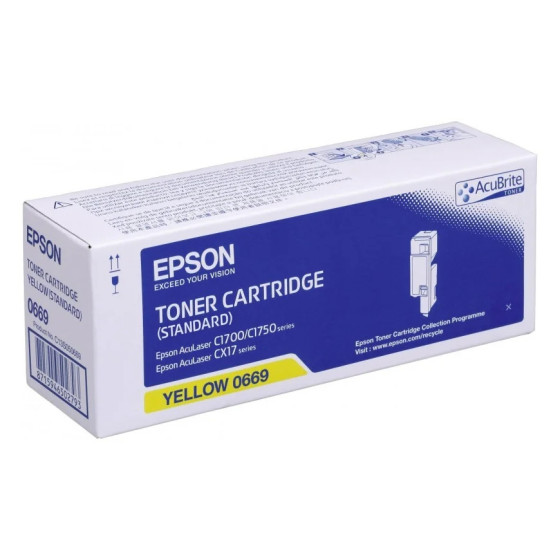EPSON 0669 JAUNE - TONER EPSON D'ORIGINE (C13S050669)