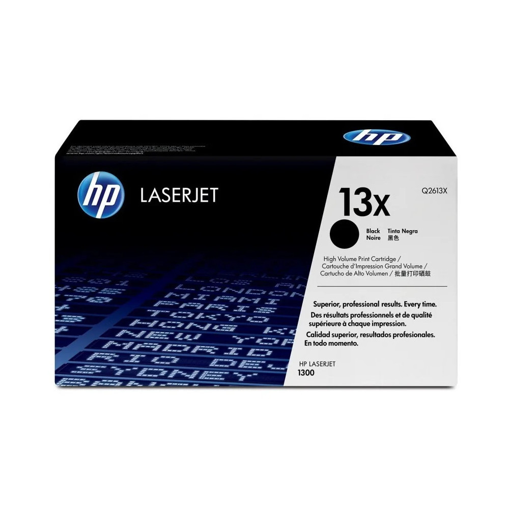 HP 13X NOIR (Q2613X) - TONER GRANDE CAPACITÉ HP LASERJET D'ORIGINE