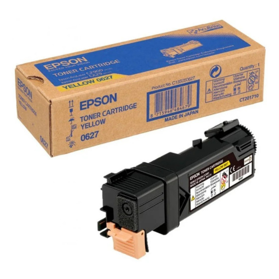 EPSON 0627 JAUNE - TONER EPSON D'ORIGINE (C13S050627)