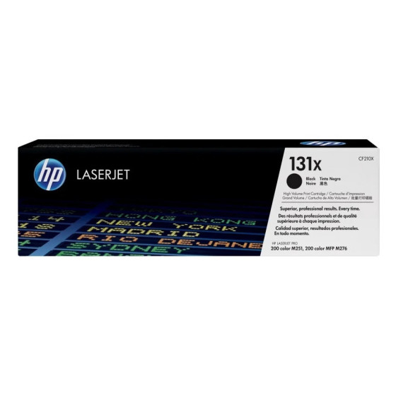 HP 131X NOIR (CF210X) - TONER GRANDE CAPACITÉ HP LASERJET D'ORIGINE