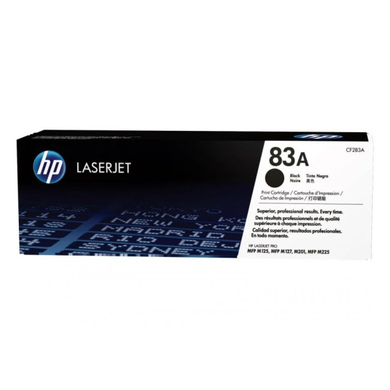 HP 83A NOIR (CF283A) - TONER HP LASERJET D'ORIGINE
