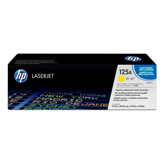 HP 125A JAUNE (CB542A) - TONER HP LASERJET D'ORIGINE