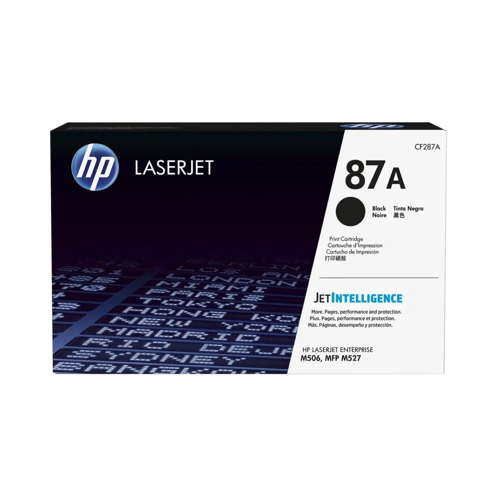 HP 87A NOIR (CF287A) - TONER HP LASERJET D'ORIGINE