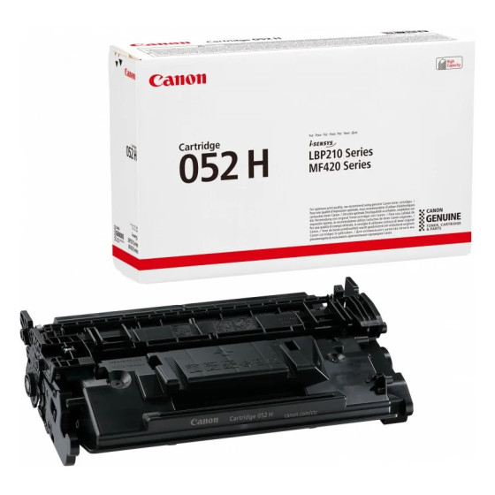 CANON 052H NOIR - CARTOUCHE DE TONER CANON D'ORIGINE (2200C002AA)