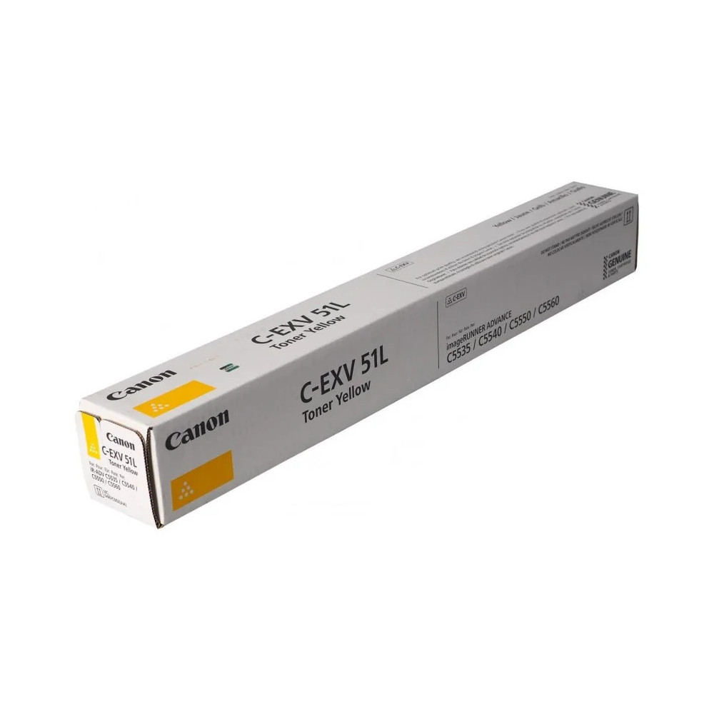 CANON C-EXV 51L JAUNE - TONER CANON D'ORIGINE (0487C002AA)