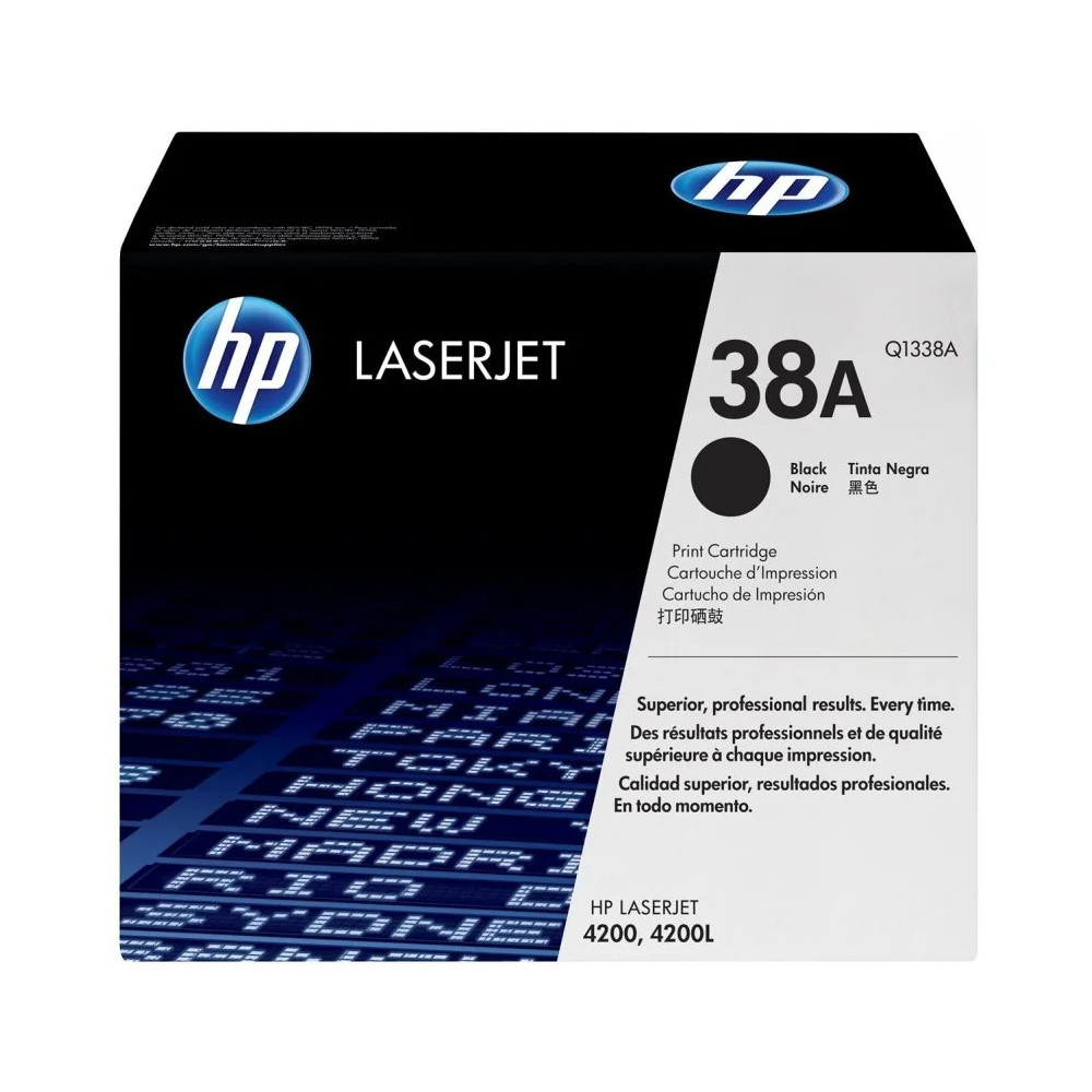 HP 38A NOIR (Q1338A) - TONER HP LASERJET D'ORIGINE