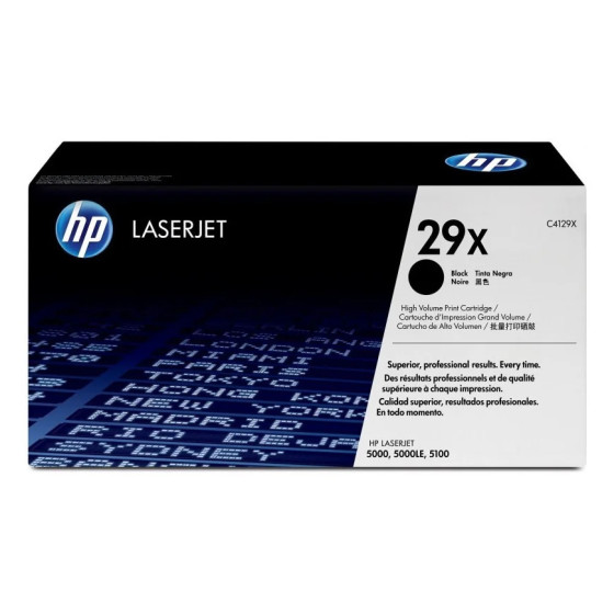 HP 29X NOIR (C4129X) - TONER GRANDE CAPACITÉ HP LASERJET D'ORIGINE