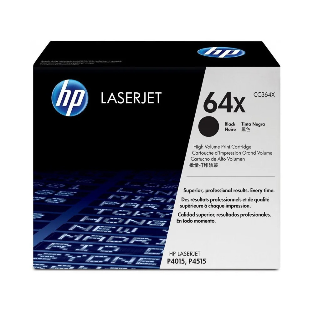 HP 64X NOIR (CC364X) - TONER GRANDE CAPACITÉ HP LASERJET D'ORIGINE