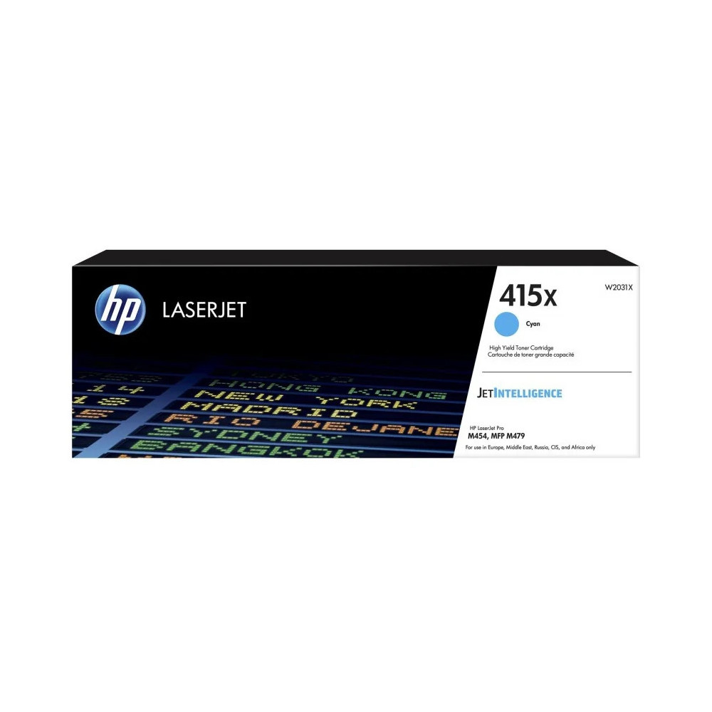 HP 415X CYAN - TONER HP D'ORIGINE À GRANDE CAPACITÉ (W2031X)