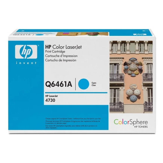 HP (Q6461A) CYAN - TONER HP LASERJET D'ORIGINE