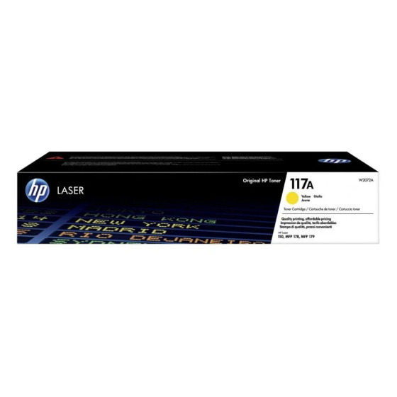 HP 117A JAUNE (W2072A) - TONER HP LASERJET D'ORIGINE