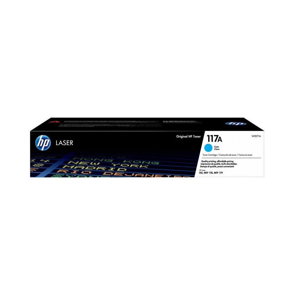 HP 117A CYAN (W2071A) - TONER HP LASERJET D'ORIGINE