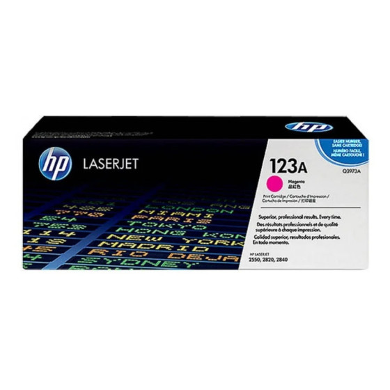 HP 123A MAGENTA (Q3973A) - TONER HP LASERJET D'ORIGINE