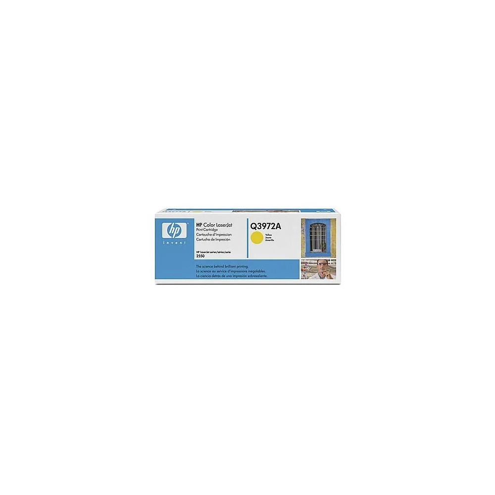 CARTOUCHE D'ENCRE JAUNE HP LASERJET 123A (Q3972A)