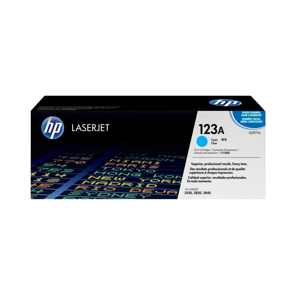 HP 123A CYAN (Q3971A) - TONER HP LASERJET D'ORIGINE