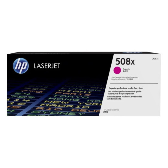 HP 508X MAGENTA (CF363X) - TONER GRANDE CAPACITÉ HP LASERJET D'ORIGINE