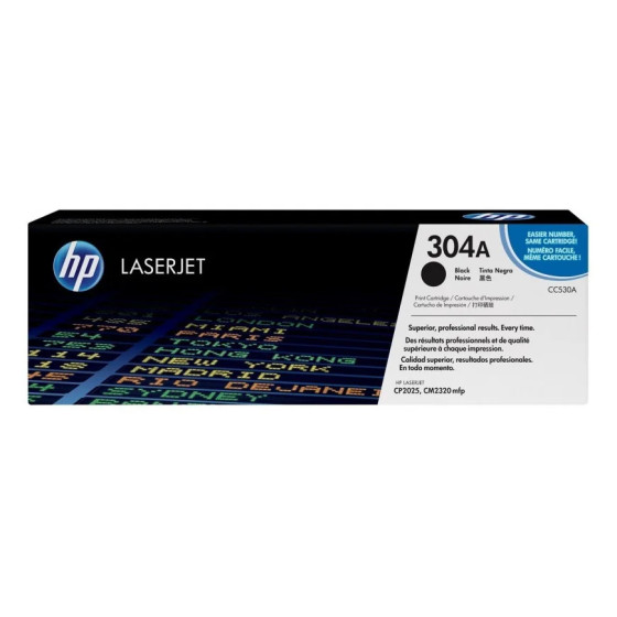 HP 304A NOIR (CC530A) - TONER HP LASERJET D'ORIGINE